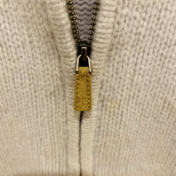 Vintage Lauren Ralph Lauren Hand Knit Lambswool Fair Isle Full Zip Sweater - Picture 7 of 13